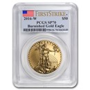 2016-W 1 oz Burnished Gold Eagle SP-70 PCGS (FirstStrike®) 2016-W 1 oz Burnished Gold Eagle SP-70 PCGS (FirstStrike®)